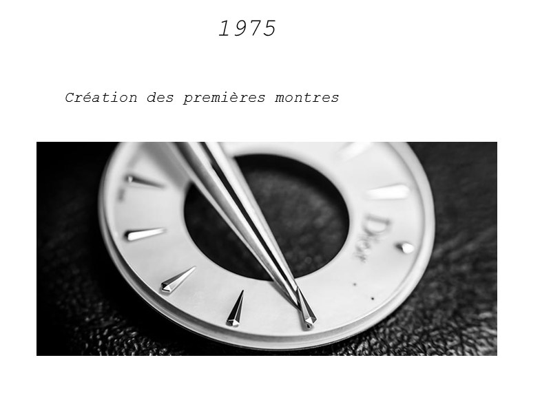 Création des premières montres 1975